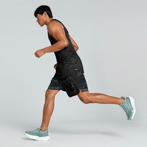 VELOCITY All-Over Print Men's 7" Running Shorts, PUMA Black, extralarge-IND